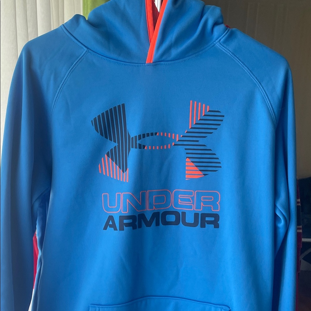 Under Armour Vibrant Blue Hoodie with Logo
